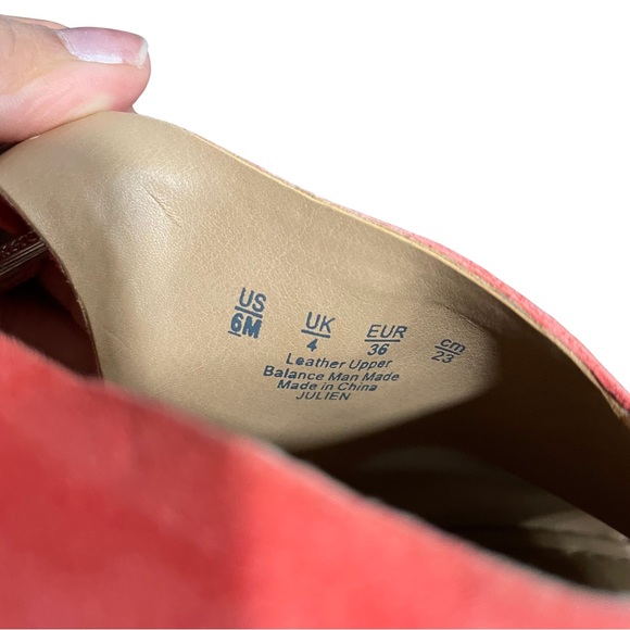 NEW Franco Sarto Julien Wedge Slingback Suede Sandal Sz 6 - Picture 8 of 8